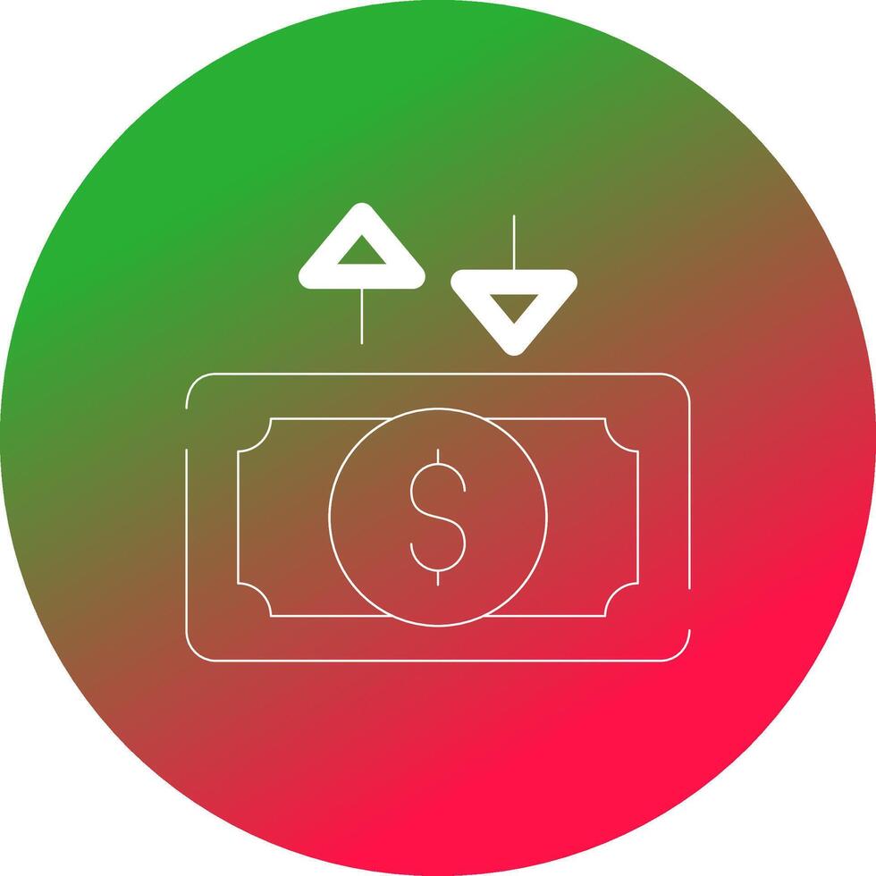 Cash Flow Creative Icon Design vector