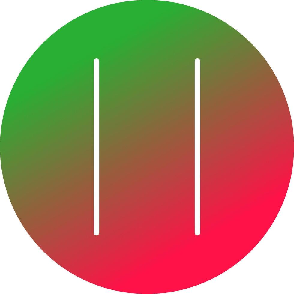 Pause Creative Icon Design vector