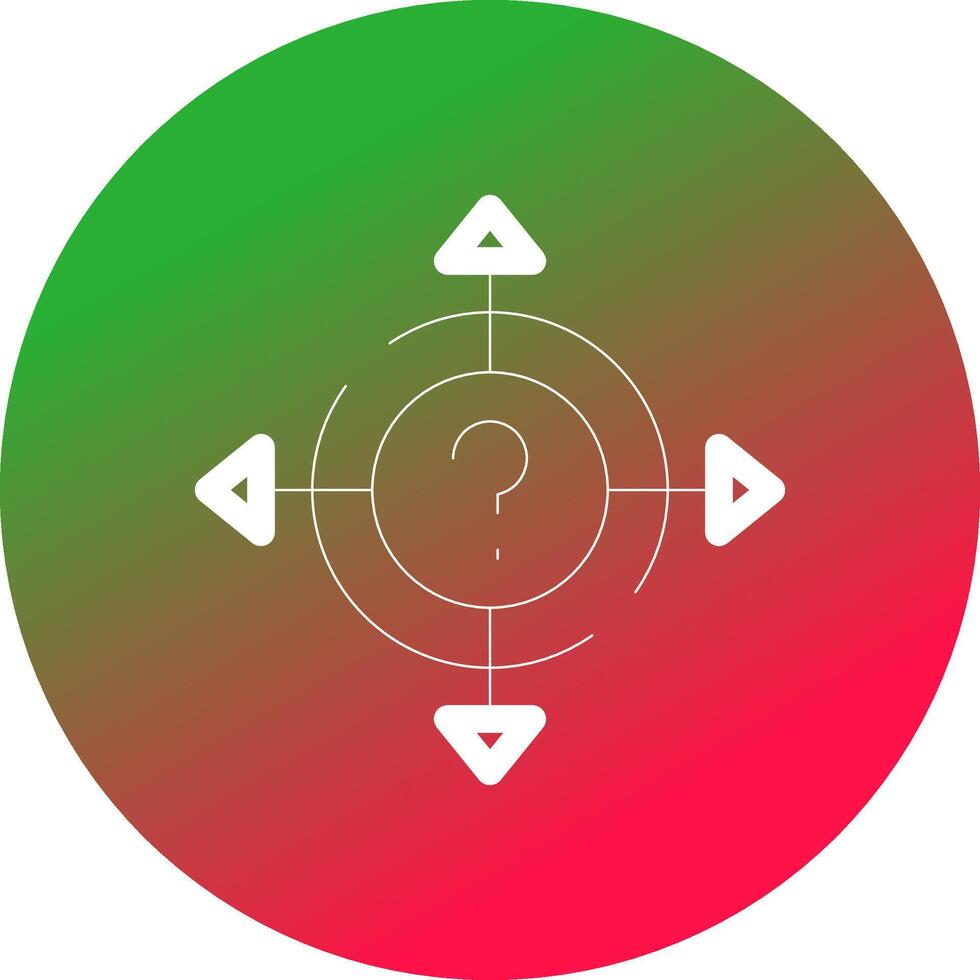 Line Circle Gradient Design vector
