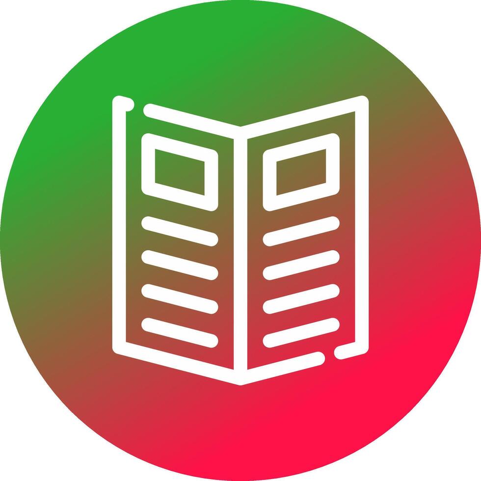 Trifold Creative Icon Design vector