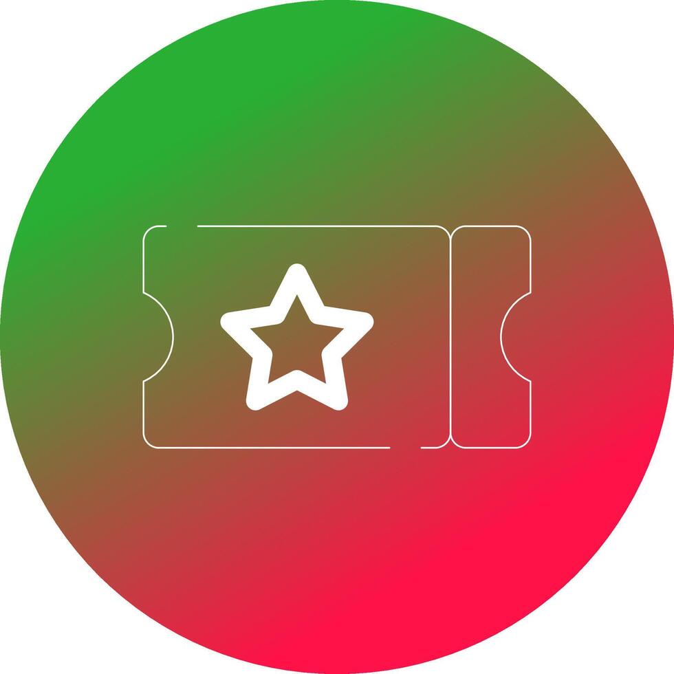Ticket Creative Icon Design vector
