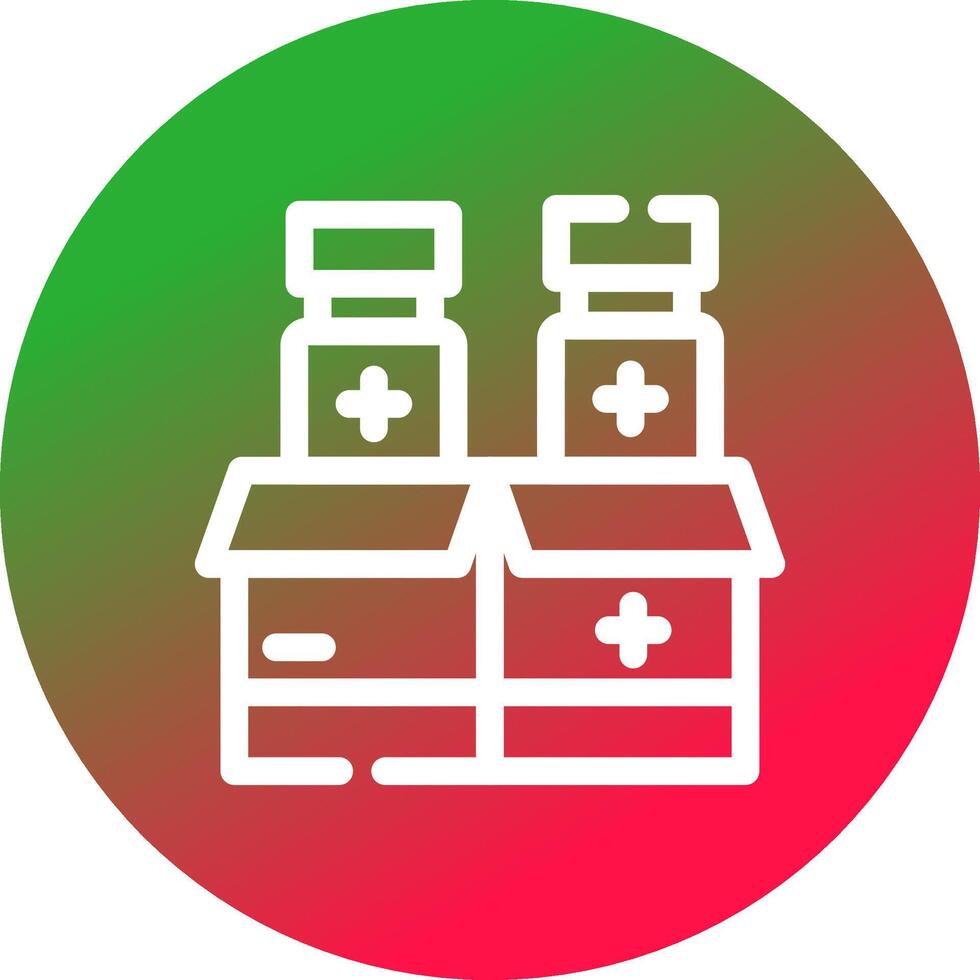 diseño de icono creativo de medicina vector