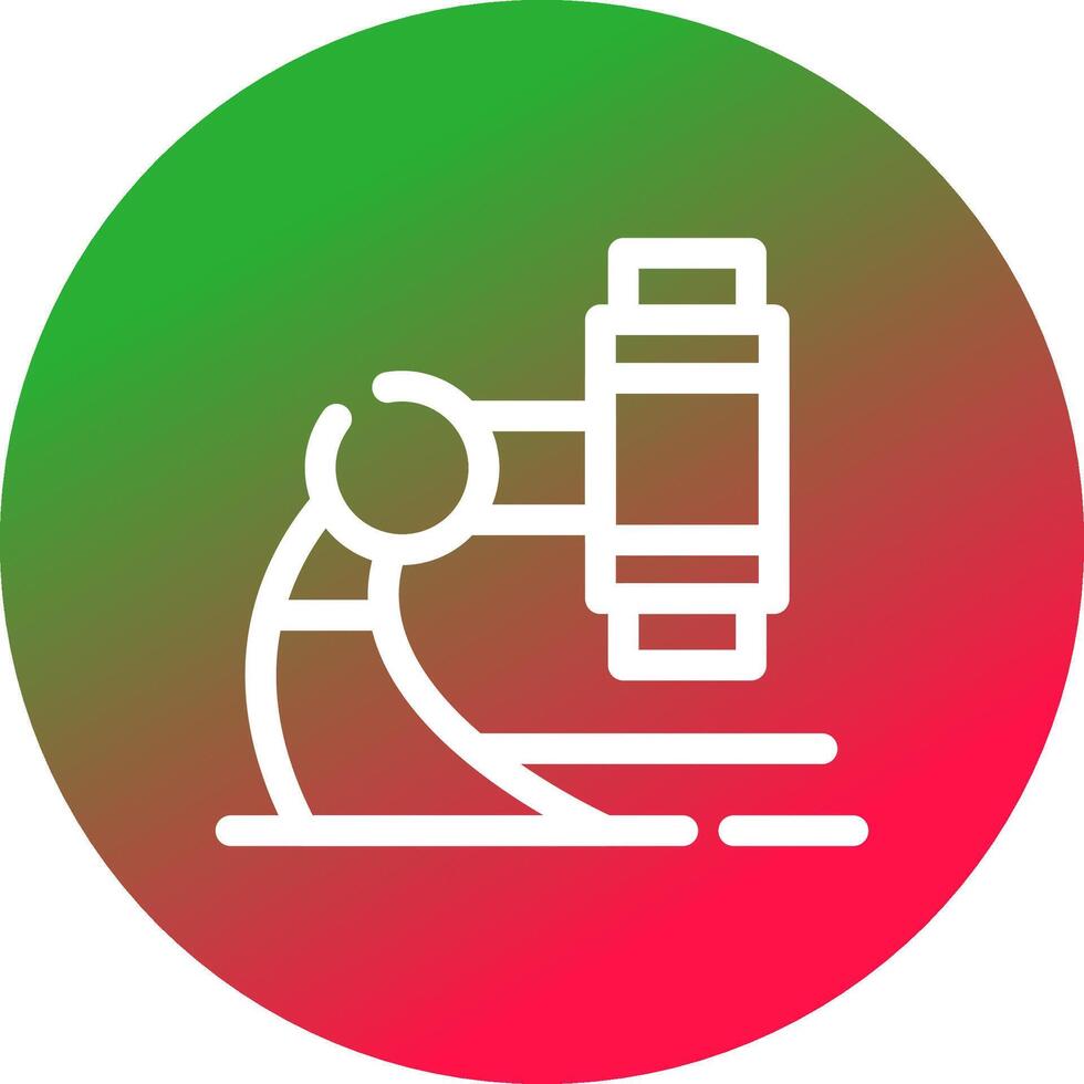 diseño de icono creativo de microscopio vector