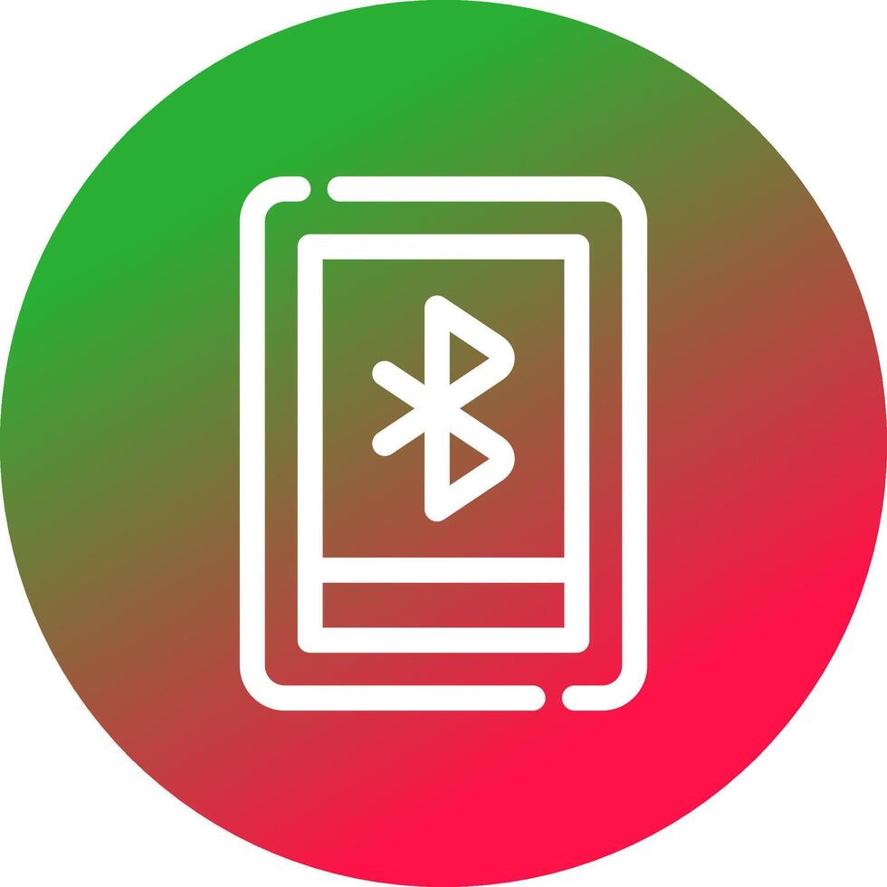 Bluetooth Creative Icon Design vector