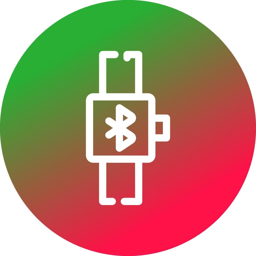 Bluetooth Creative Icon Design vector
