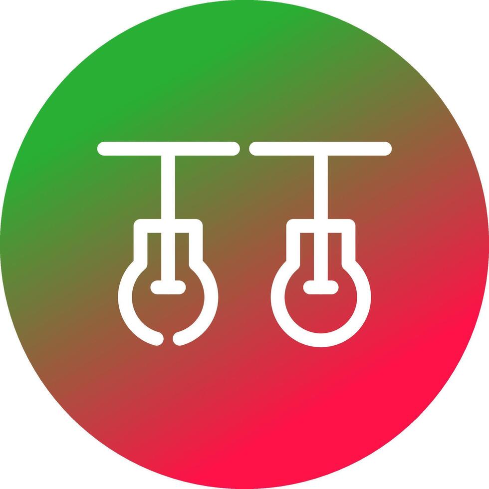 Ceiling Light Creative Icon Design vector