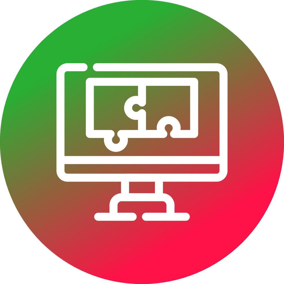 Puzzle Creative Icon Design vector