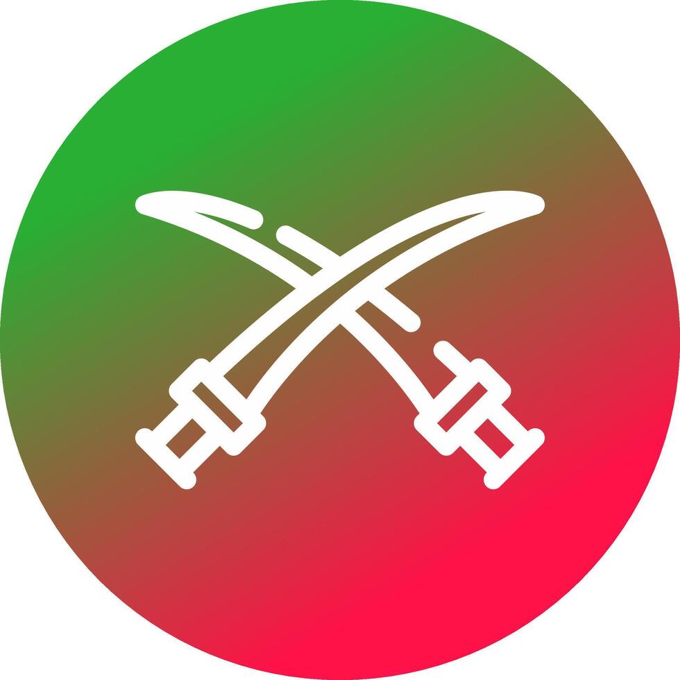 Swords Creative Icon Design vector