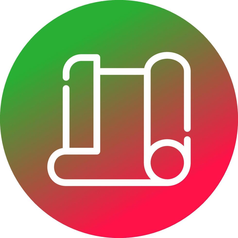 Paper Roll Creative Icon Design vector