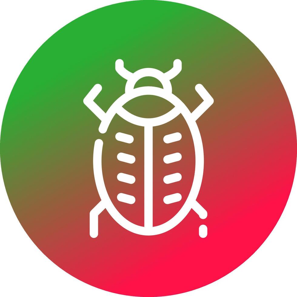 Bug Creative Icon Design vector