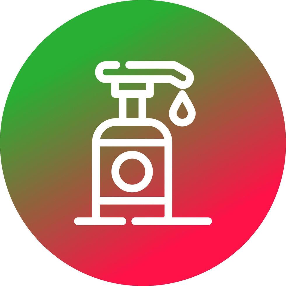 Shampoo Creative Icon Design vector