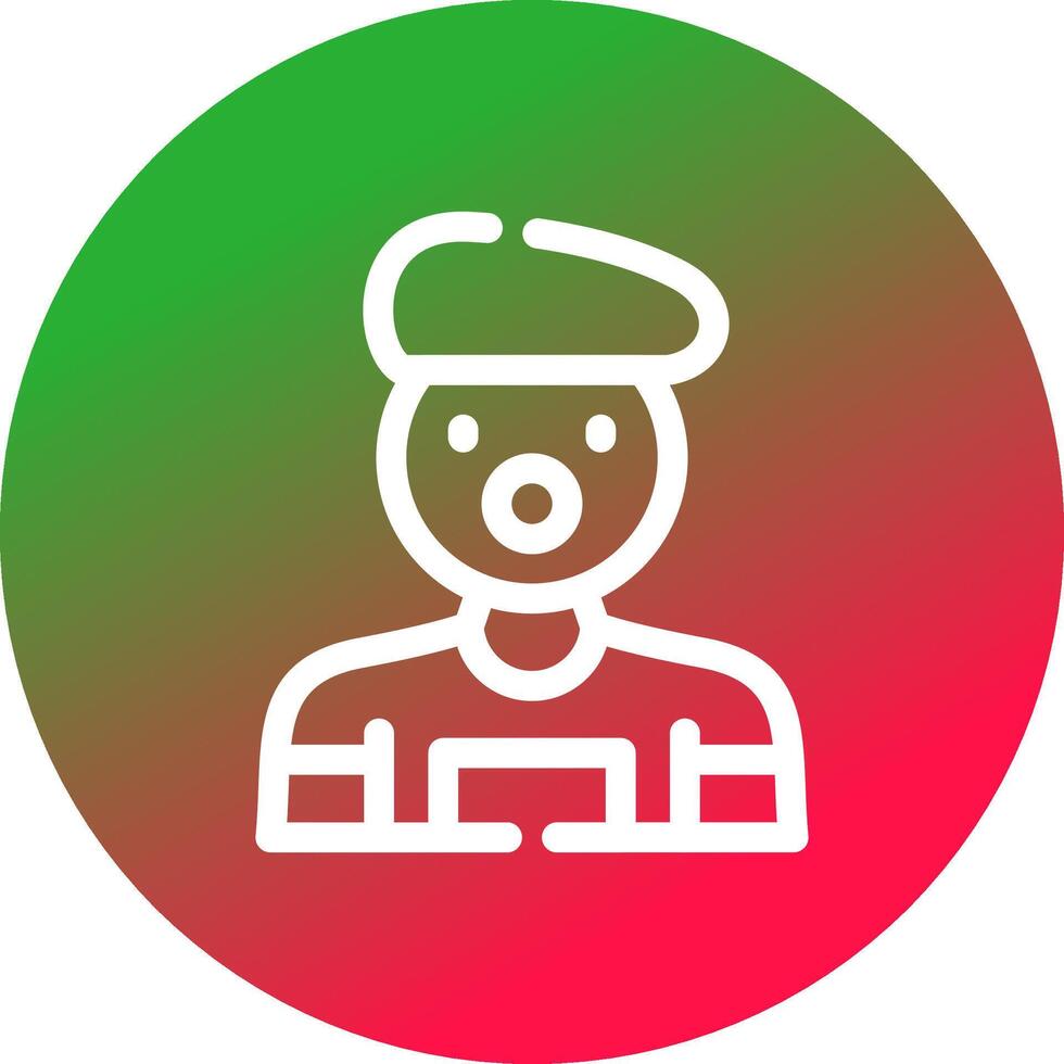 Mime Creative Icon Design vector