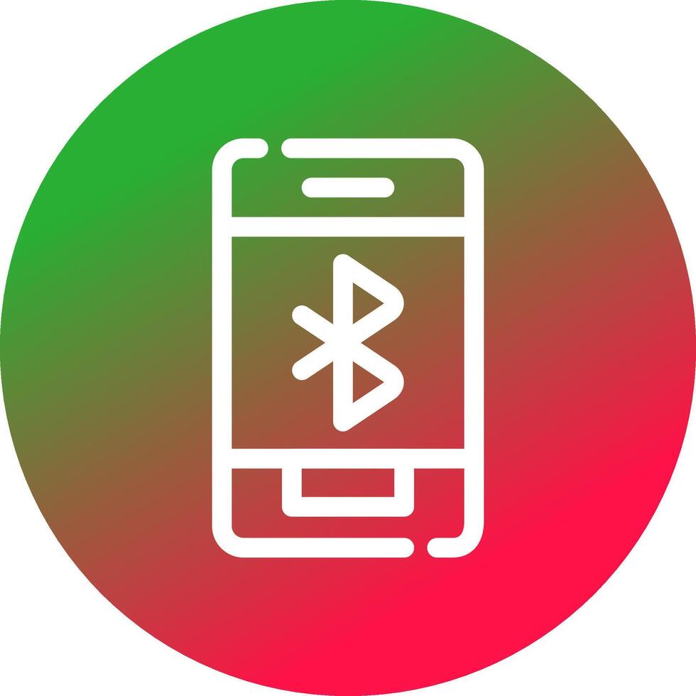 Bluetooth Creative Icon Design vector