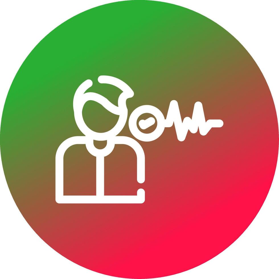 Voice Recognition Creative Icon Design vector