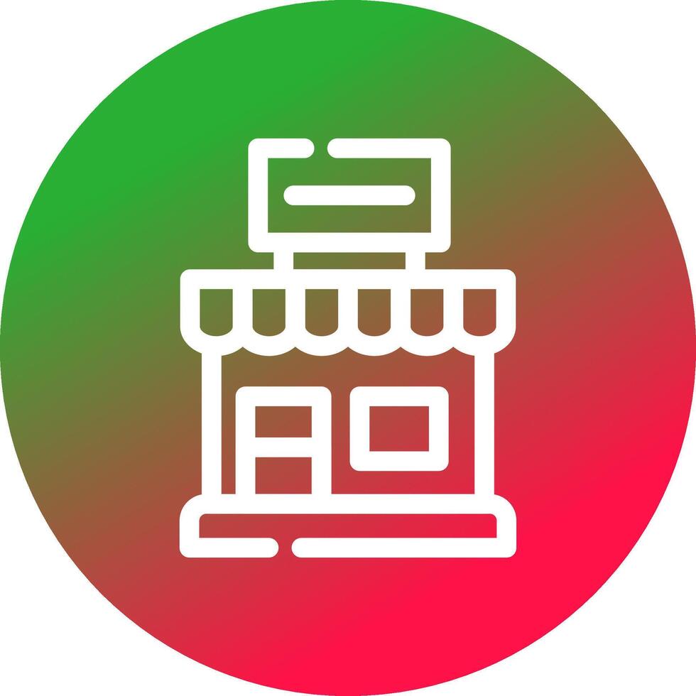 tienda de diseño de iconos creativos vector