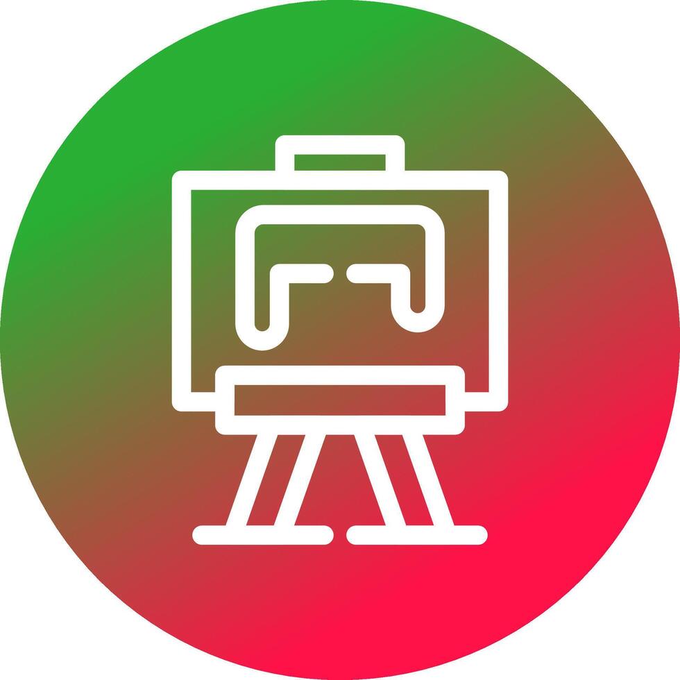 Paint Canvas Creative Icon Design vector