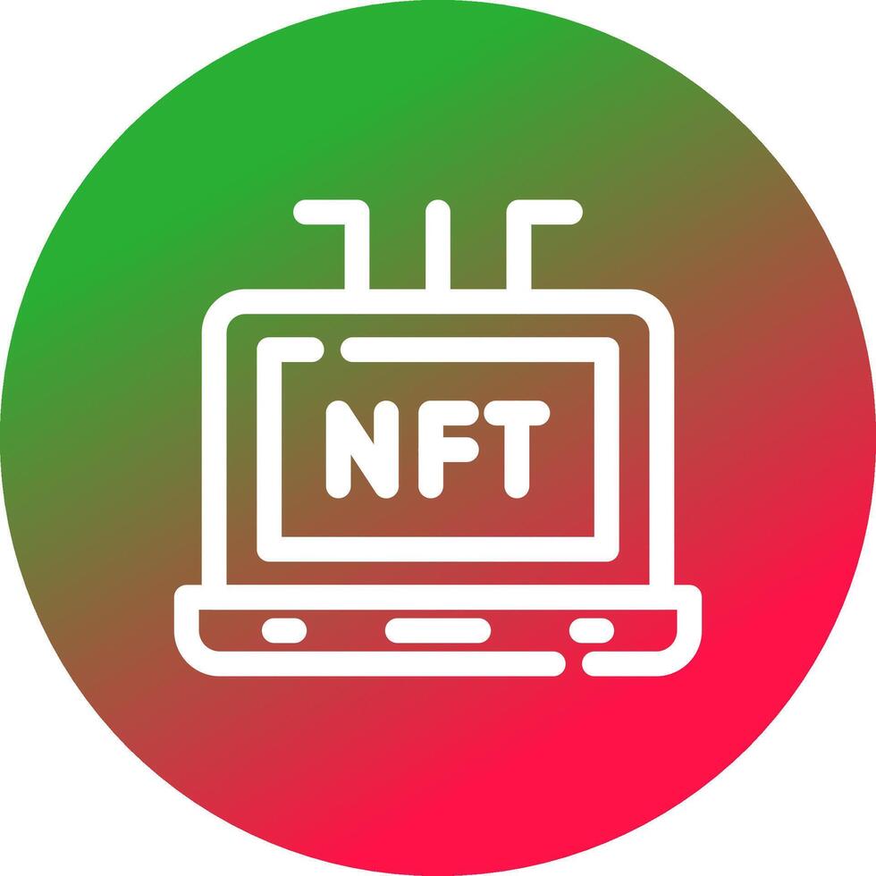 Nft Creative Icon Design vector