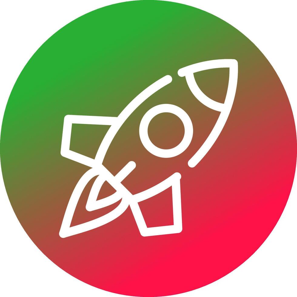 Rocket Creative Icon Design vector