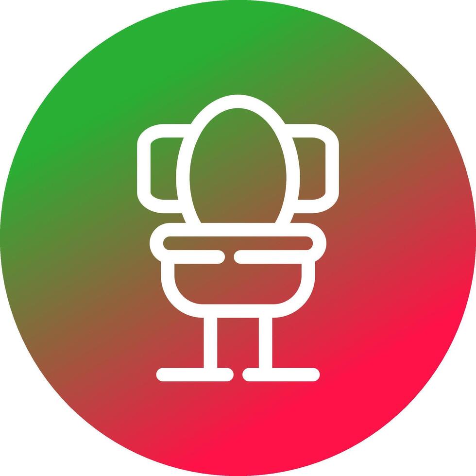 Toilet Creative Icon Design vector