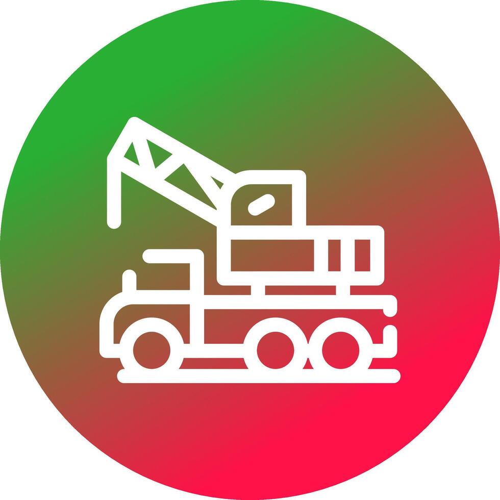 Crane Creative Icon Design vector
