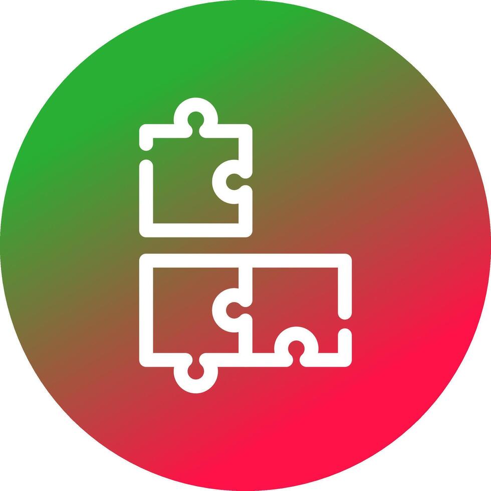 Puzzle Creative Icon Design vector