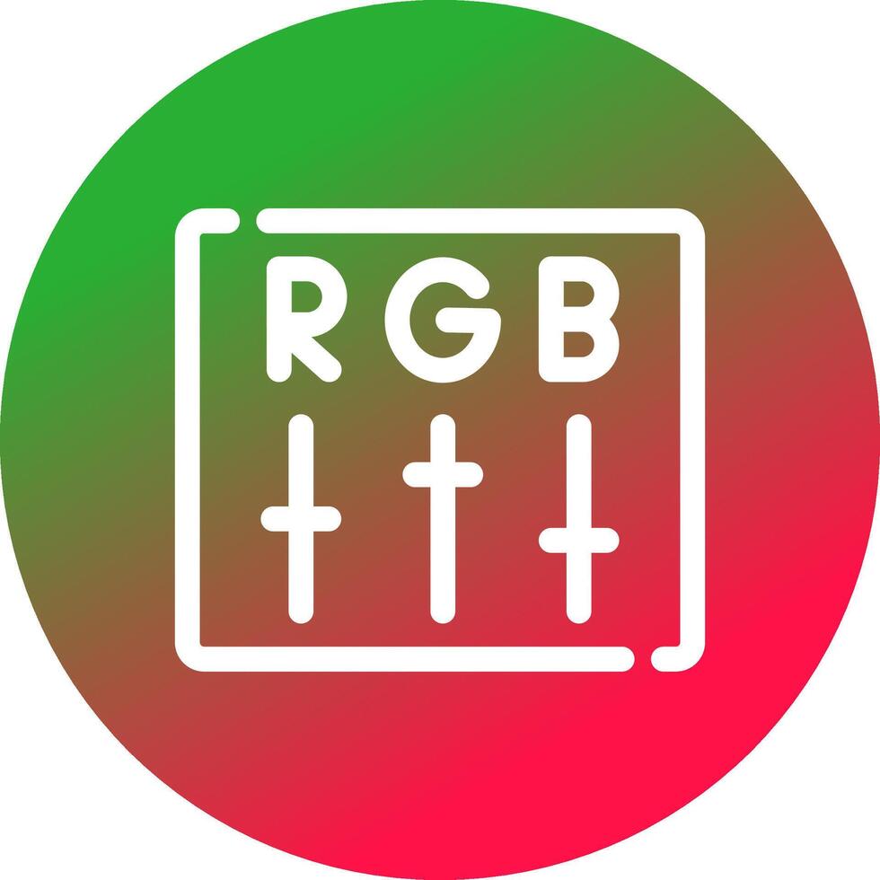 Rgb Creative Icon Design vector