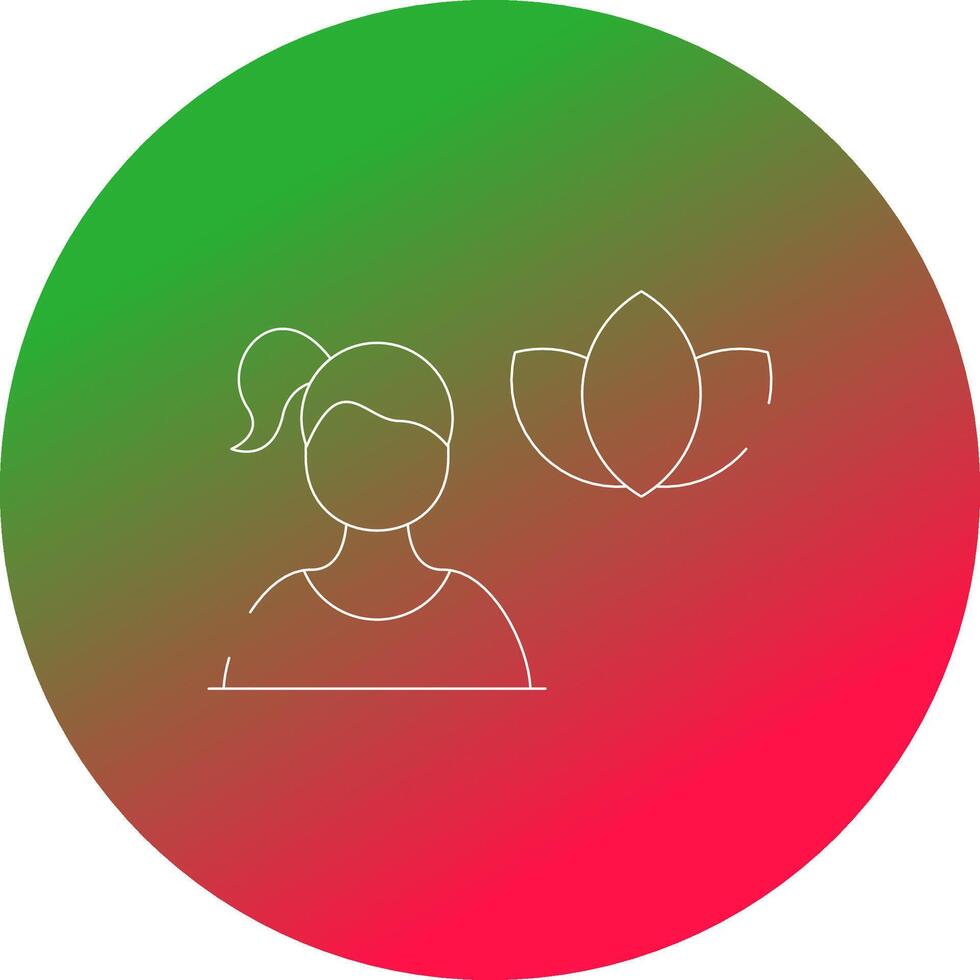 Meditation Creative Icon Design vector