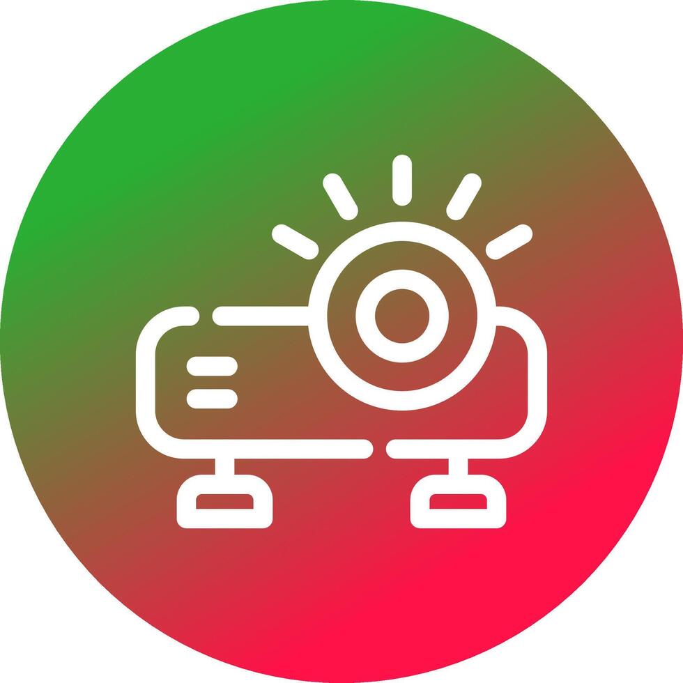 Projector Creative Icon Design vector