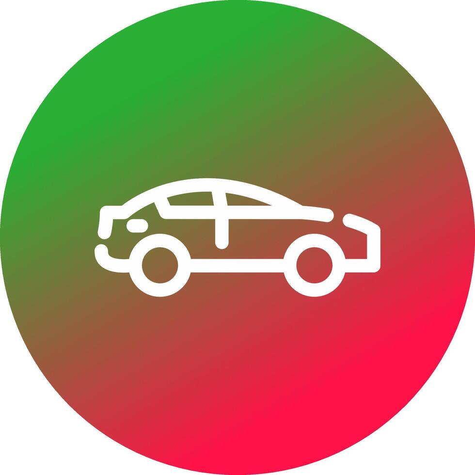 Sedan Creative Icon Design vector