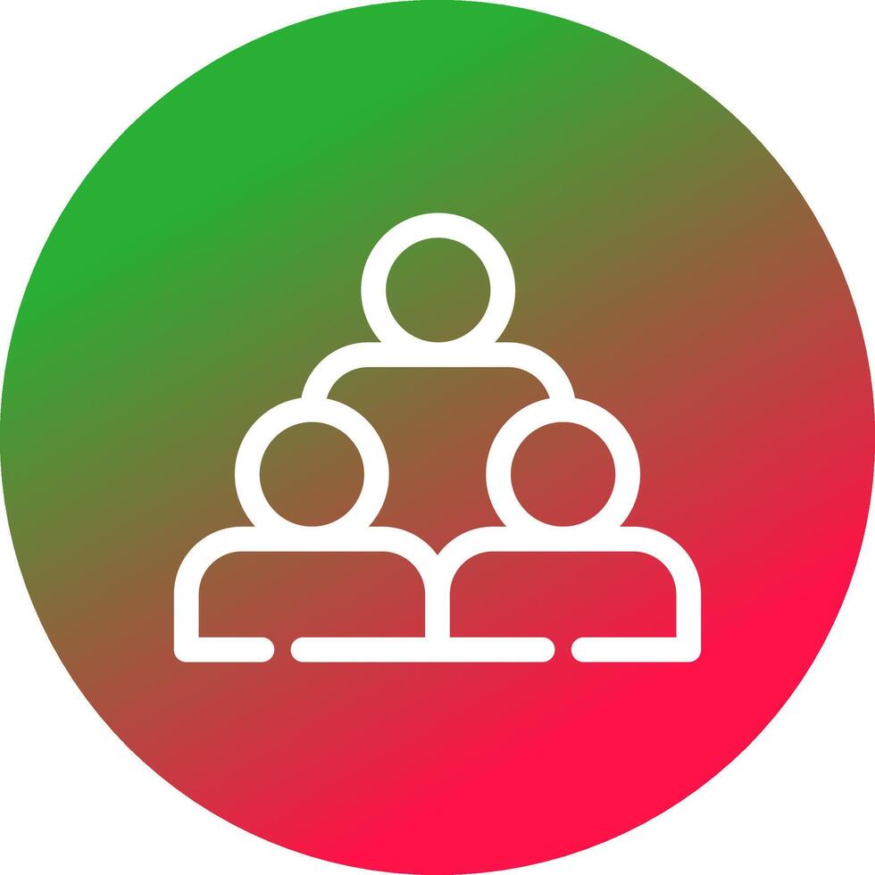 Audience Creative Icon Design vector