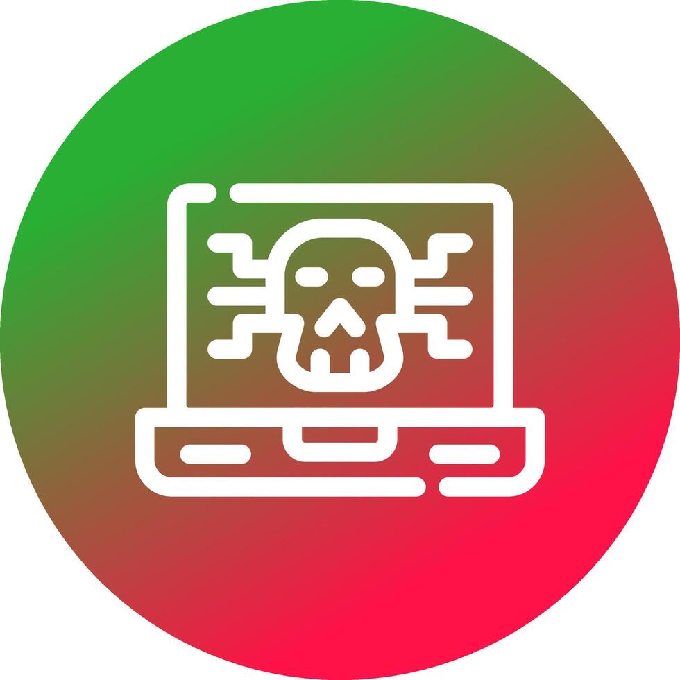 diseño de icono creativo de malware vector