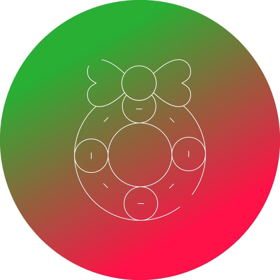 Wreath Creative Icon Design vector