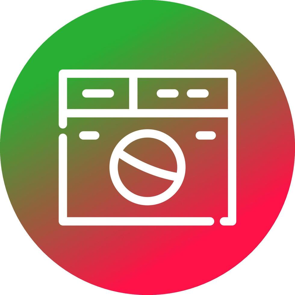 Laundry Creative Icon Design vector