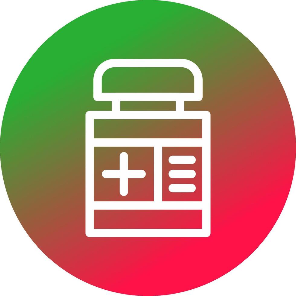 Pill Creative Icon Design vector