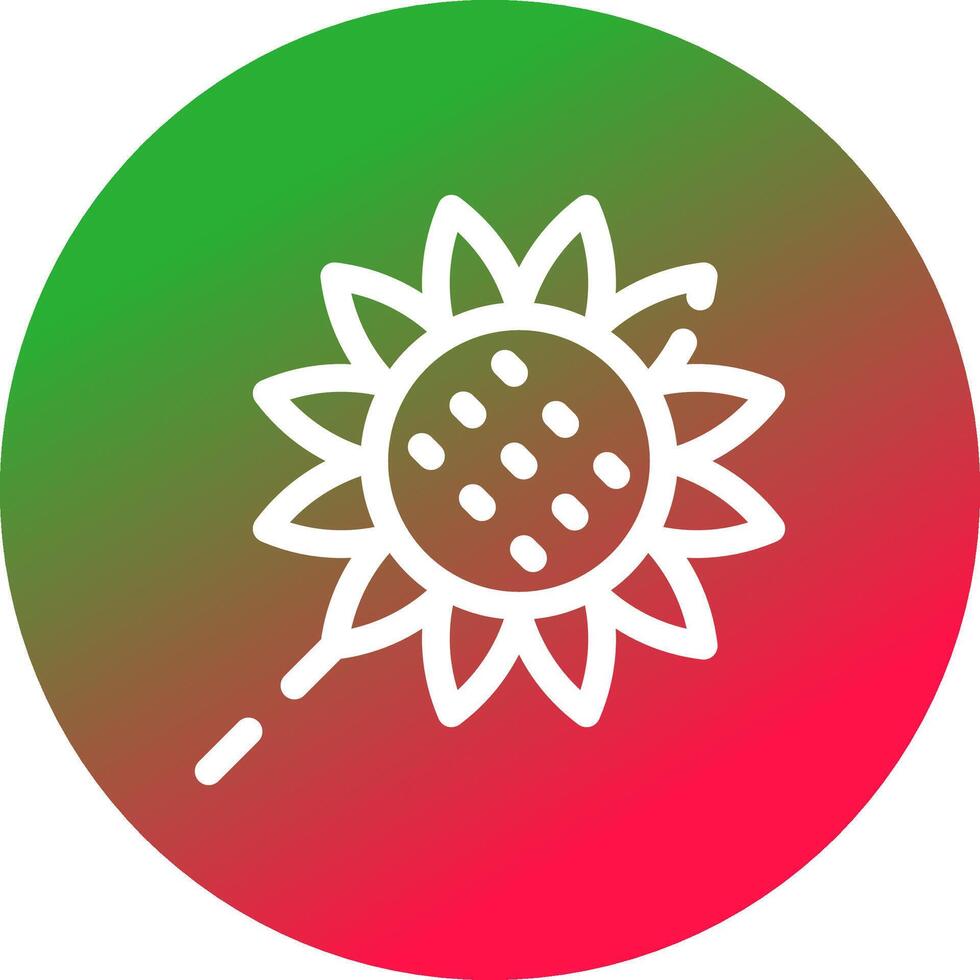 Sunflower Creative Icon Design vector