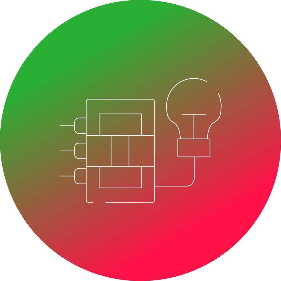 circuito creativo icono diseño vector