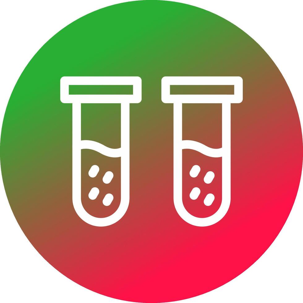 Test Tube Creative Icon Design vector