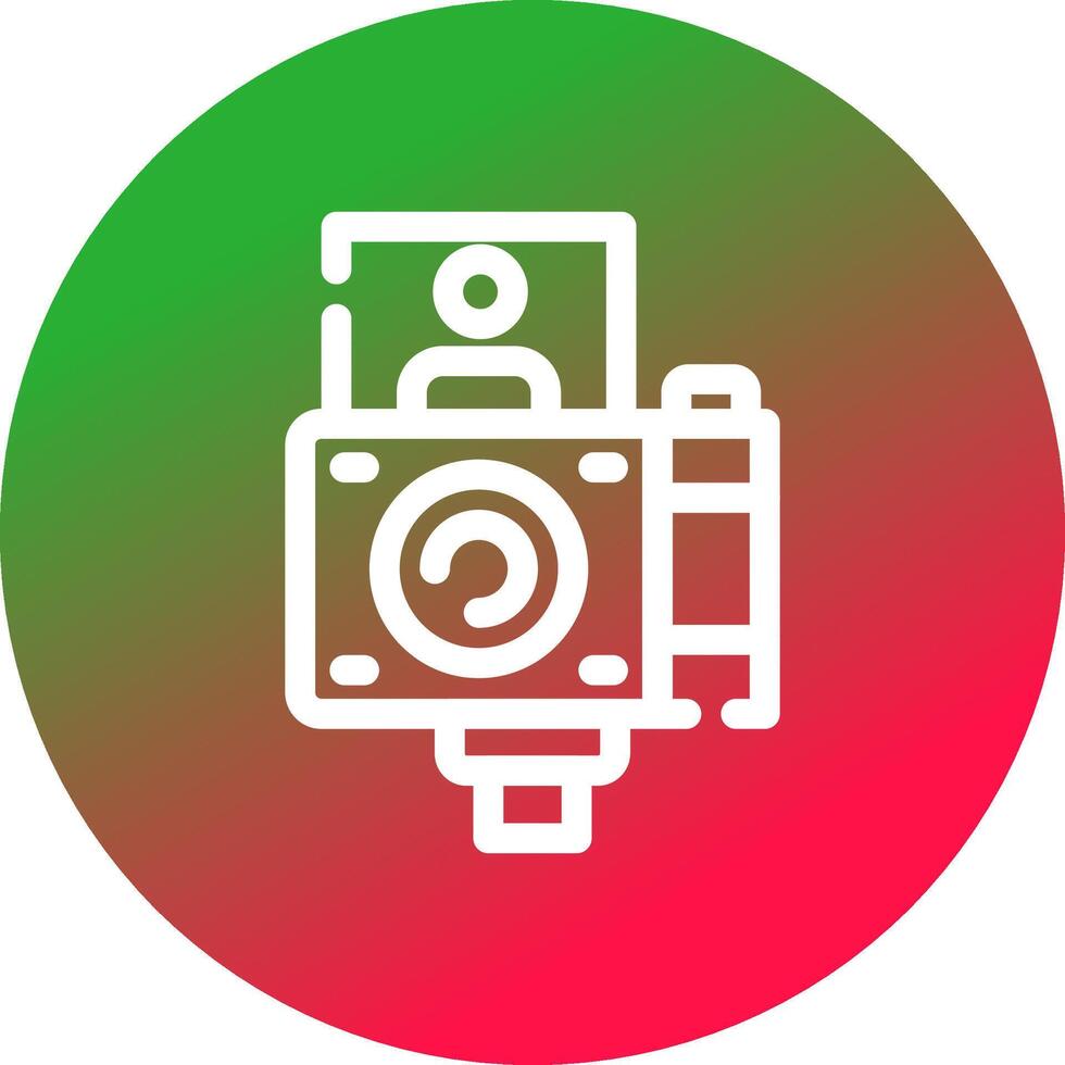 Vlogger Creative Icon Design vector
