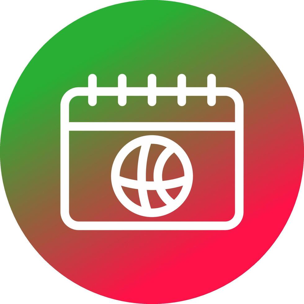 Line Circle Gradient Design vector