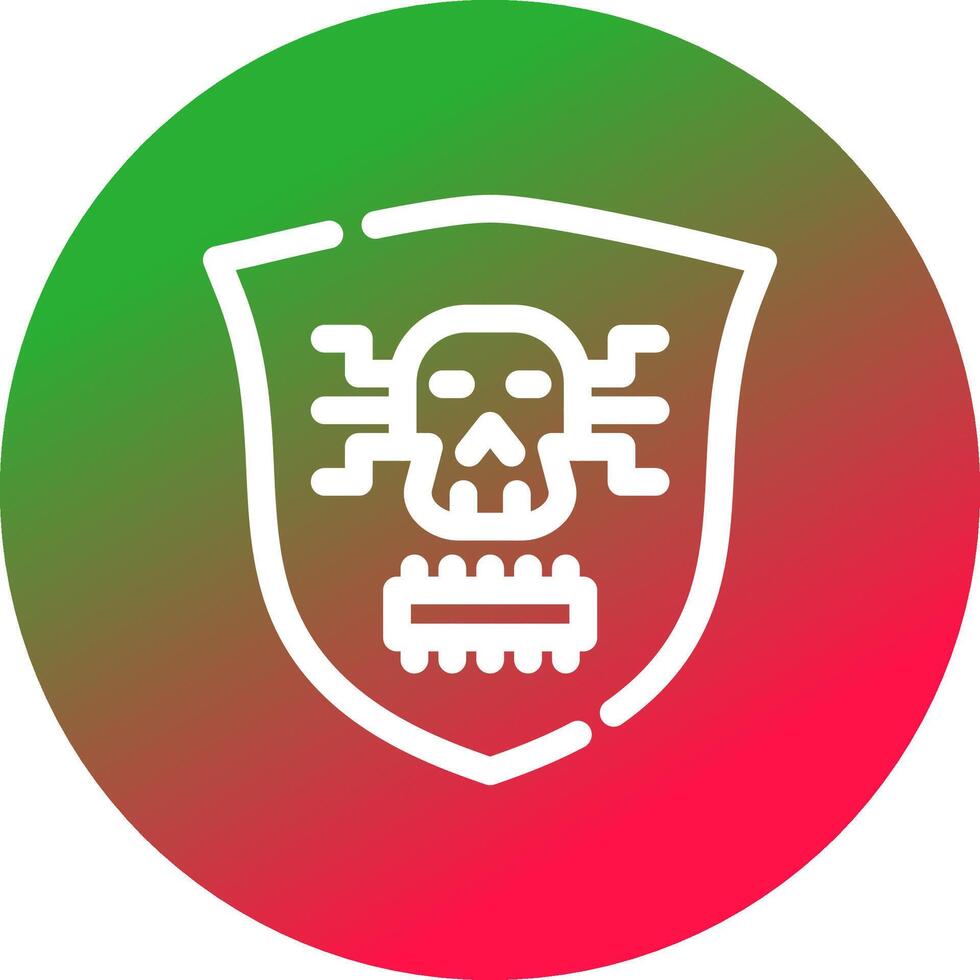 diseño de icono creativo de malware vector