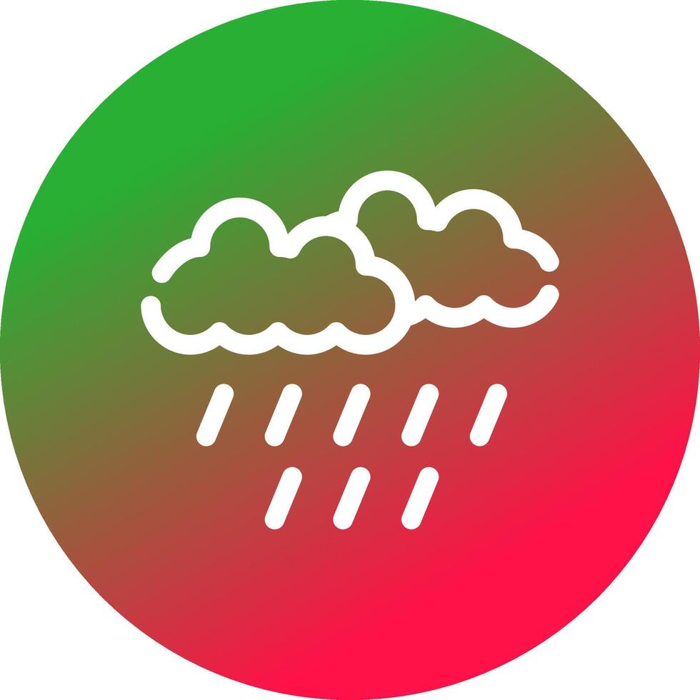 Rainy Day Creative Icon Design vector