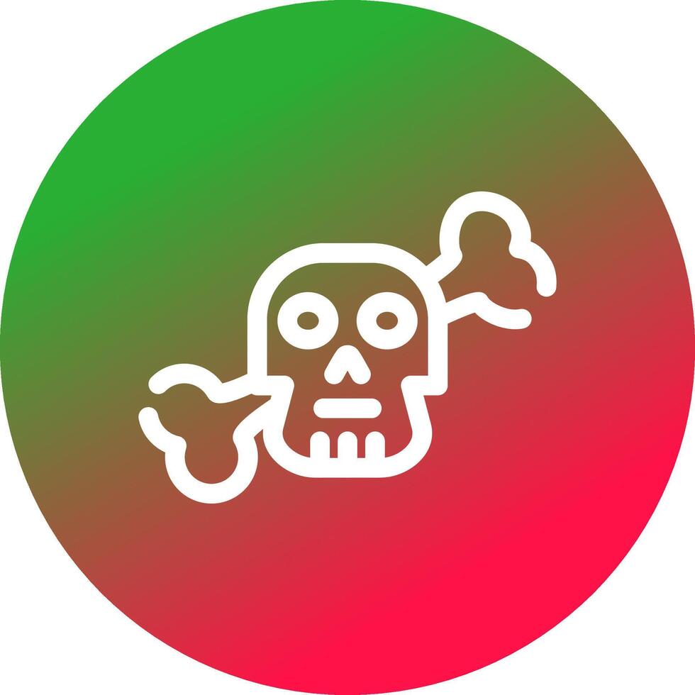 diseño de icono creativo muerto vector