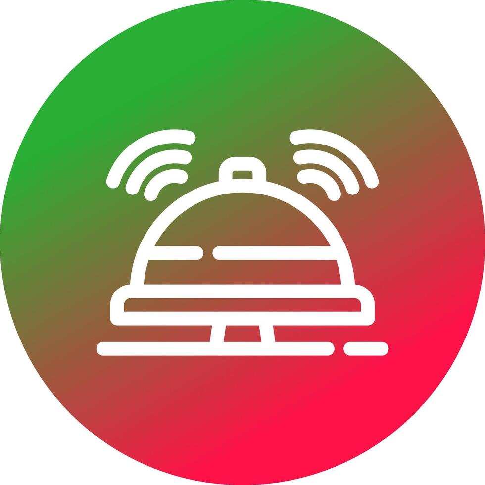 Reception Bell Creative Icon Design vector
