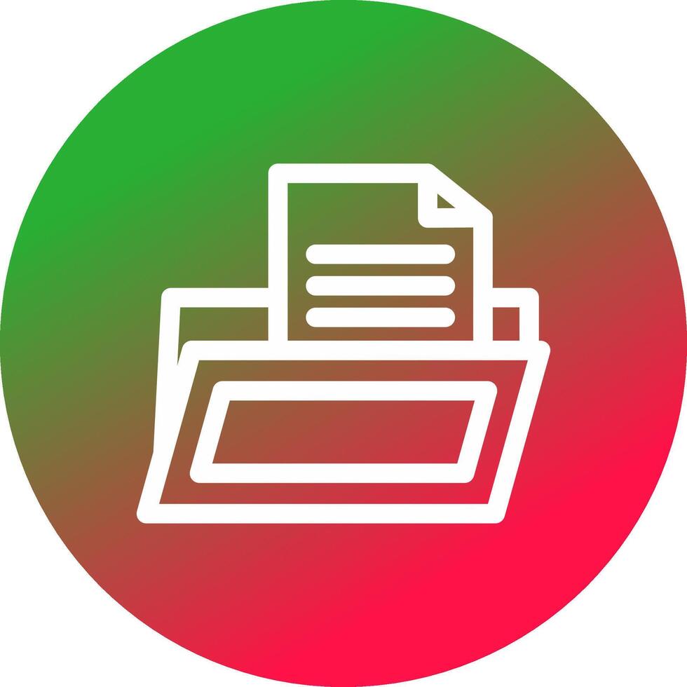 Folder Creative Icon Design vector