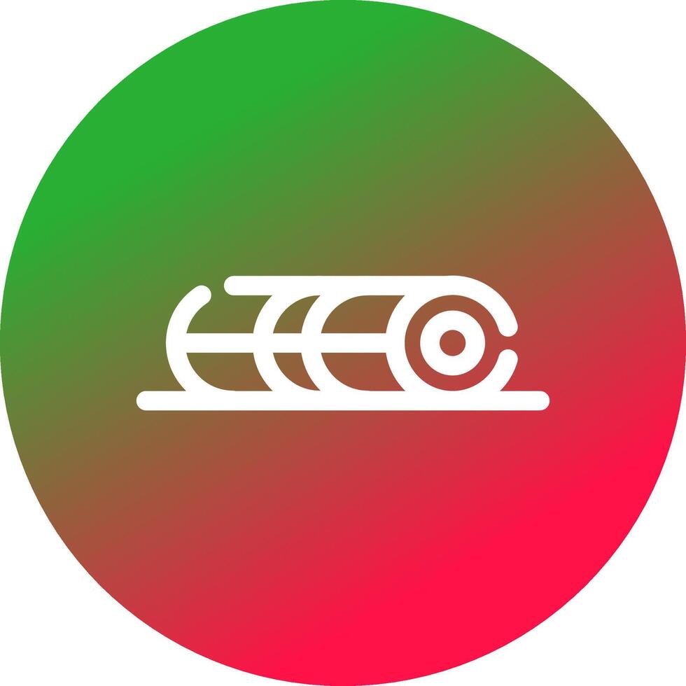 Foam Roller Creative Icon Design vector