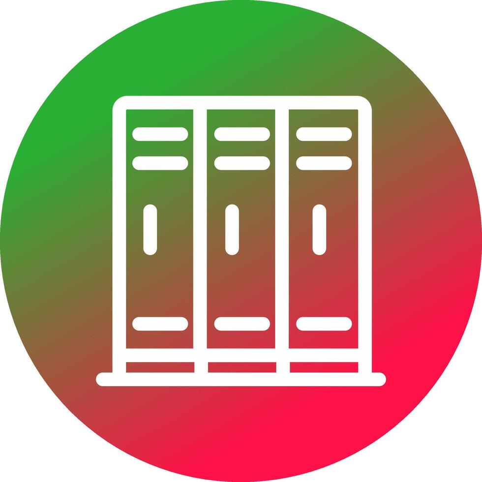 Lockers Creative Icon Design vector