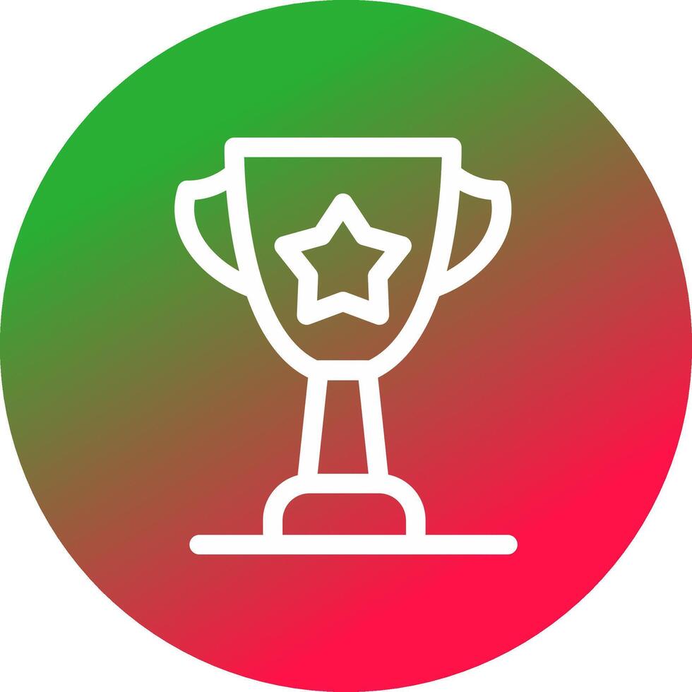 Trophy Creative Icon Design vector