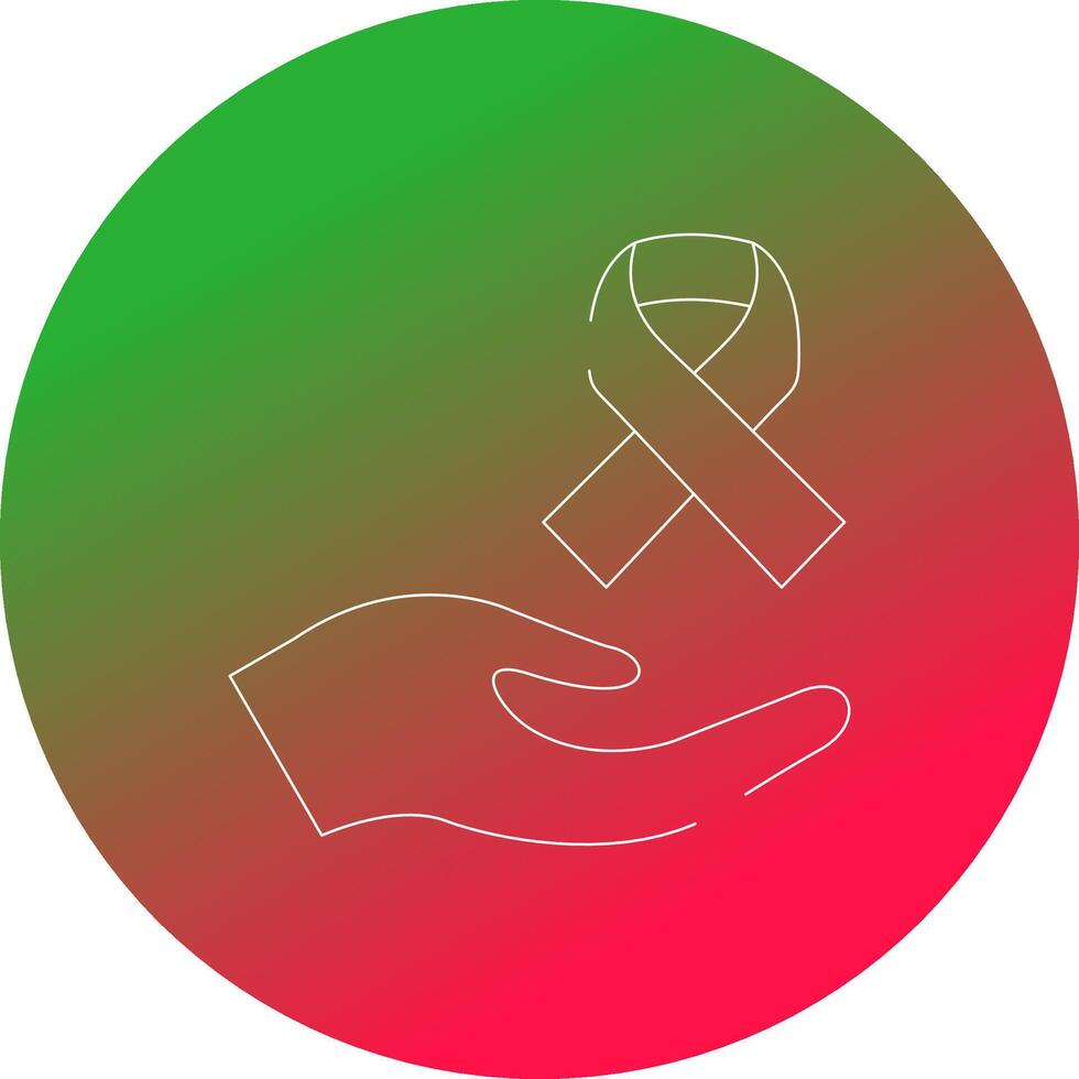 Cancer Diagnosis Creative Icon Design vector