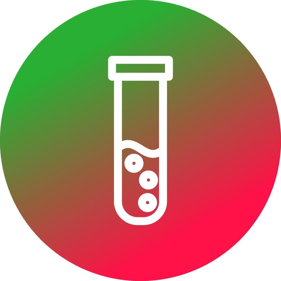 Test Tube Creative Icon Design vector