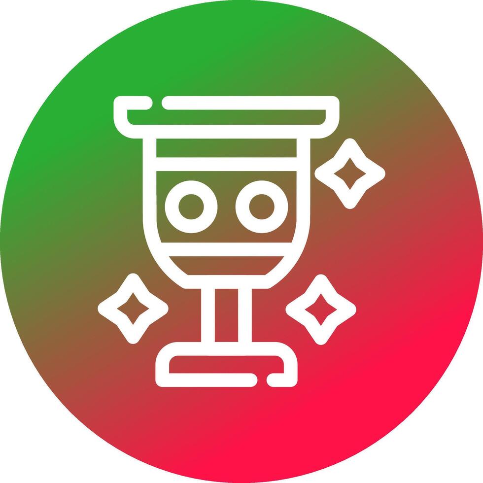 Goblet Creative Icon Design vector